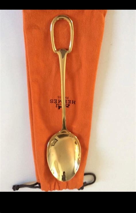 gold hermes spoon|hermes chopsticks.